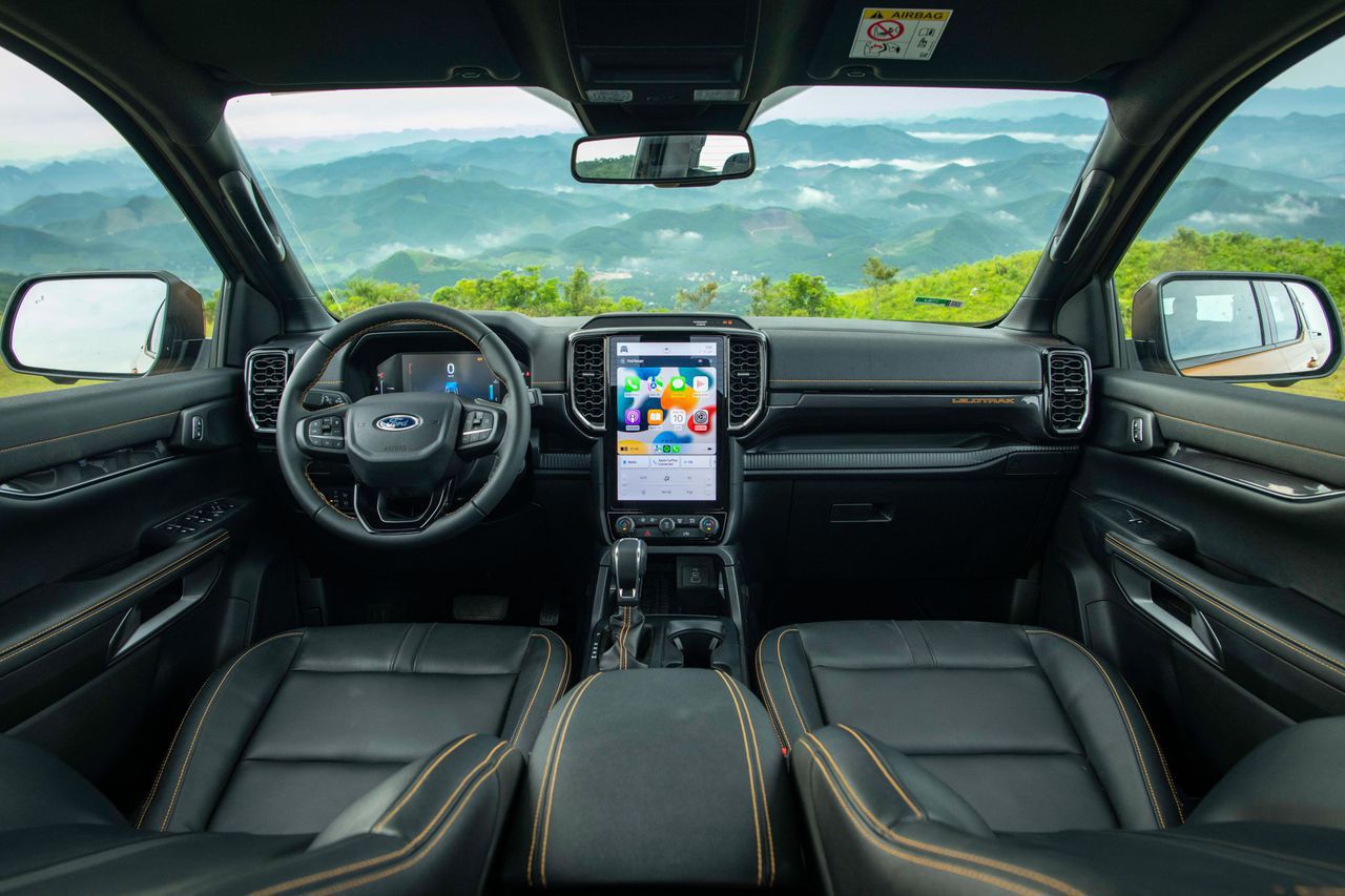 Đánh giá, hình ảnh chi tiết nội thất Ford Ranger 2023