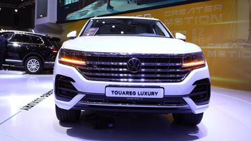 Thiết kế đầu xe của Volkswagen Touareg 2023