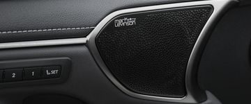Âm thanh trên phiên bản ES 300h là hệ thống âm thanh vòm 3D được phát triển từ sự hợp tác giữa Lexus và Mark Levinson với tổng cộng 17 loa. 