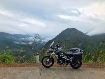 Thiết kế của mẫu xe Tiger 900 Rally Pro được cải tiến trở nên thon gọn hơn