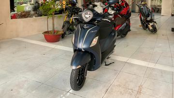 Yamaha Grande Blue Core Hybrid 2024 được thiết kế hướng tới phái đẹp