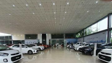 Khu trưng bày của KIA Lào Cai