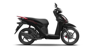 Honda Vision 2024 thể thao màu đen