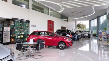 Không gian trưng bày của Toyota Giải Phóng