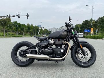 Bonneville Bobber màu xám nhám