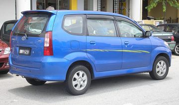 Một góc khác của Toyota Avanza 2003