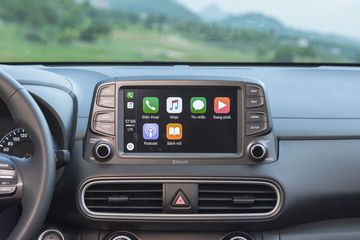 Màn hình Hyundai Kona hỗ trợ Apple CarPlay