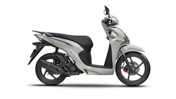 Honda Vision 2024 thể thao màu xám - đen