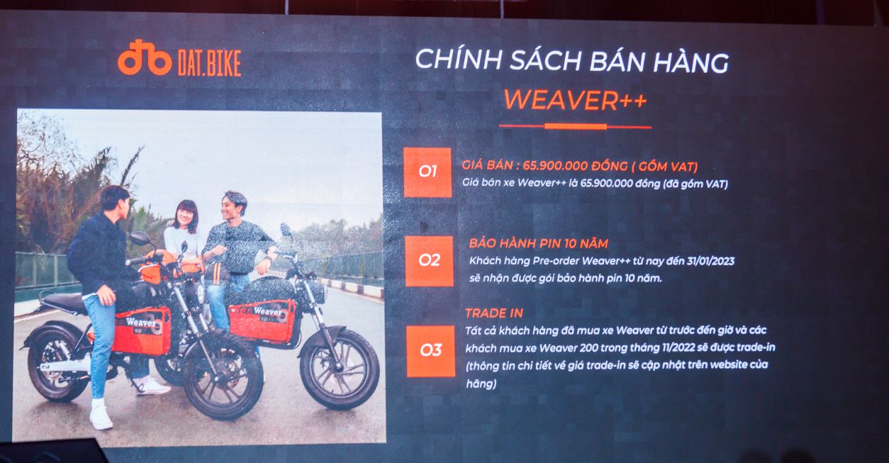 Dat Bike ra mắt Weaver++: Nâng cấp đáng kể cùng giá bán 65,9 triệu đồng