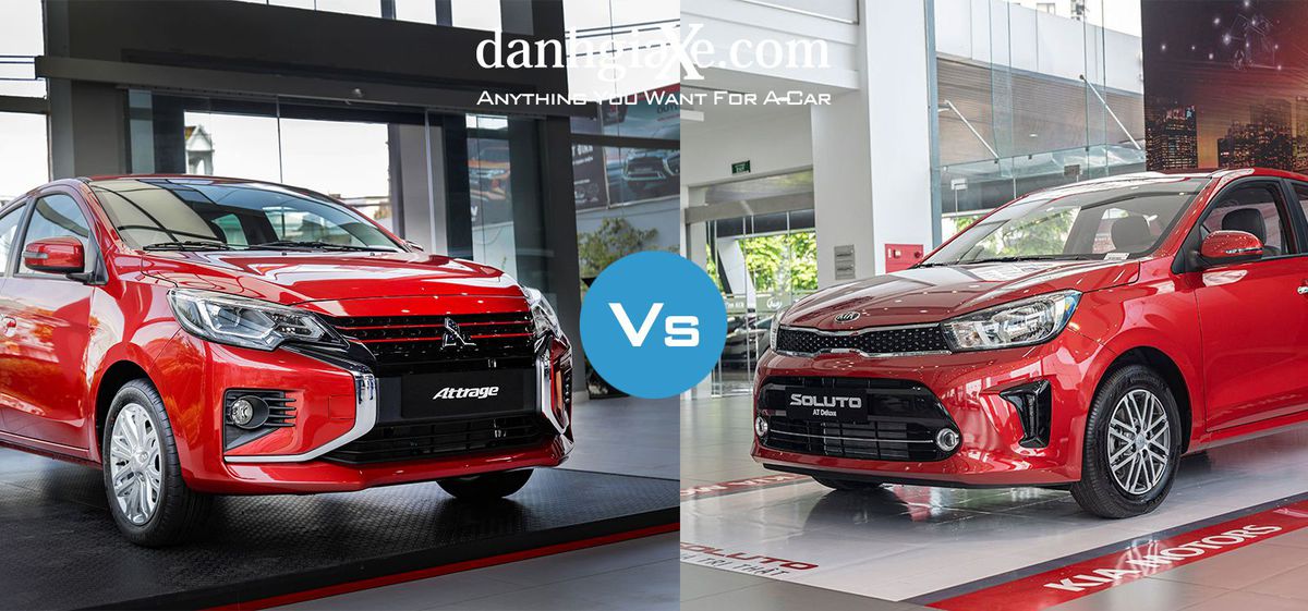So sánh nhanh Mitsubishi Attrage 2020 và Kia Soluto 2020