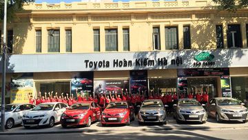 Mặt tiền trụ sở chính của Toyota Hoàn Kiếm