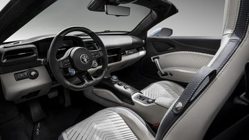 Maserati MC20 Cielo 2024 có khoang nội thất vô cùng sang trọng và tinh tế