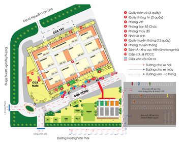 Sơ đồ bố trí của VMS 2017