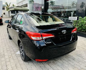 Đuôi xe Toyota Vios 2023 được nhận xét là chi tiết ít nâng cấp nhất