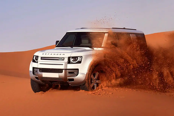 Khả năng vượt địa hình của xe Defender 2024 được đánh giá rất cao