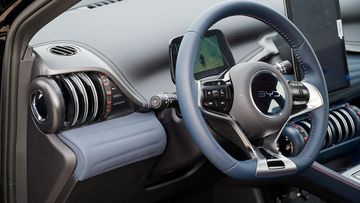 BYD Atto 3 2024 sử dụng rất nhiều chi tiết trang trí cho nội thất