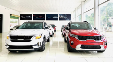 Không gian trưng bày của KIA Bắc Kạn