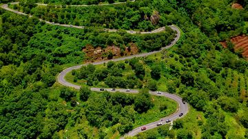 Đoàn xe chinh phục đèo Tà Pứa