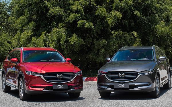 So sánh các phiên bản Mazda CX-8 2023: giá, màu xe, thông số
