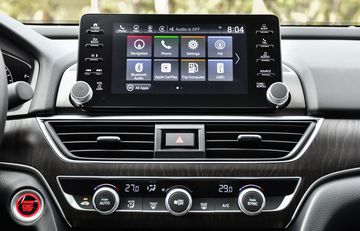 Hệ thống giải trí trên Honda Accord 2023 là màn hình trung tâm kích thước 8 inch với độ phân giải 720P