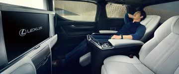 Ghế ngồi êm ái và sang trọng của Lexus LM350 2024