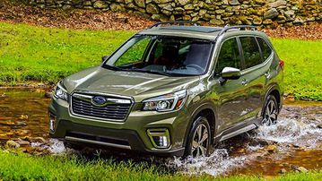 Forester 2021 với phần đầu xe được tái thiết kế