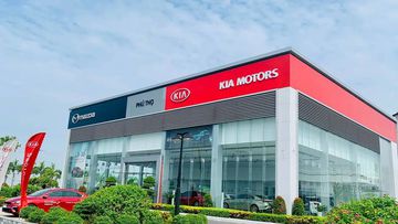 Mặt tiền của showroom KIA Phú Thọ
