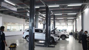 Một góc khác của khu vực sửa chữa và bảo dưỡng