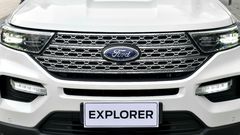 Đầu xe Ford Explorer 2025 có xu hướng thiết kế tinh tế, trung tính, phù hợp với nhiều đối tượng người dùng