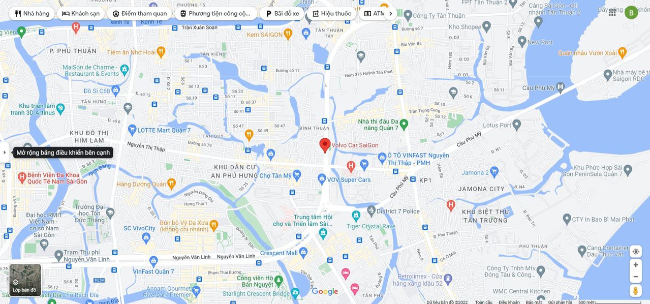Không phải ngại ngùng gặp khó khăn khi tìm đường đến đại lý Volvo Car Sài Gòn - Hồ Chí Minh năm 2024 nữa. Bản đồ chỉ đường xe sẽ giúp bạn định vị vị trí đại lý và chỉ dẫn từng bước đi để đến nơi nhanh chóng và dễ dàng hơn.