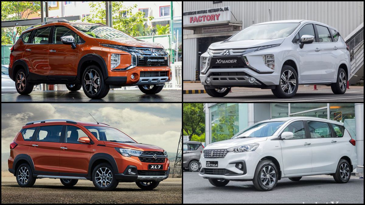 So sánh trang bị trên Suzuki Ertiga, Suzuki XL7, Mitsubishi Xpander và Xpander Cross trong tầm giá 600 – 700 triệu ...