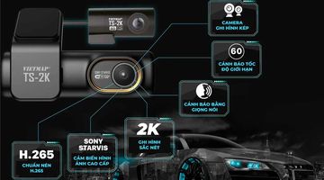 Camera hành trình cao cấp TS-2K tại Vietmap