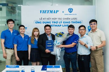 VIETMAP và Đăng Mẫn ký kết hợp tác chiến lược phân phối ứng dụng VIETMAP LIVE
