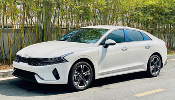 KIA K5 2022 có không gian rộng hơn so với phiên bản cũ