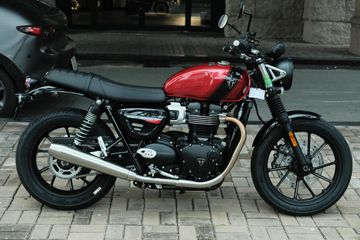 Triumph Speed Twin 900 2023 màu đỏ đen