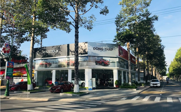 Showroom Mazda Đồng Tháp sở hữu 2 mặt tiền đắc địa