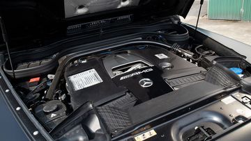 Mercedes G63 AMG 2023 được trang bị khối động cơ Bi-Turbo V8 5.4L đầy mạnh mẽ