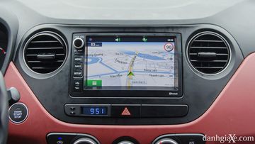 Hệ thống định vị phiên bản Việt trên Hyundai i10 2021