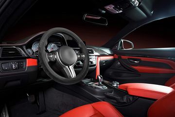 Bọc vô lăng phù hợp với tổng thể nội thất của xe