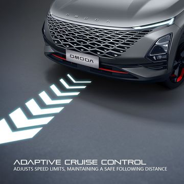 Điểm nhấn của Omoda C5 nằm ở các trang bị an toàn cao cấp.