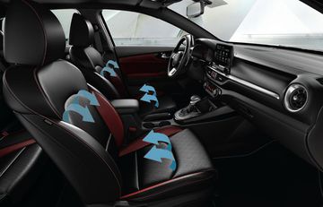 Các tính năng cao cấp hơn như nhớ hai vị trí ghế lái, sưởi và làm mát hàng ghế trước, gương hậu chống chói tự động, sạc không dây chỉ có trên hai phiên bản Premium của xe