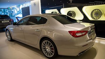 Maserati Quattroporte 2024 được bố trí cặp đèn hậu LED cao cấp ở phần đuôi