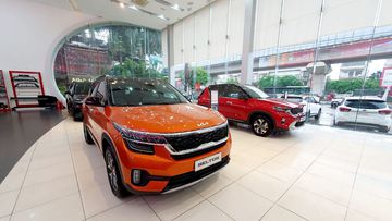 KIA Seltos 2022 sở hữu ngoại hình nam tính và hiện đại