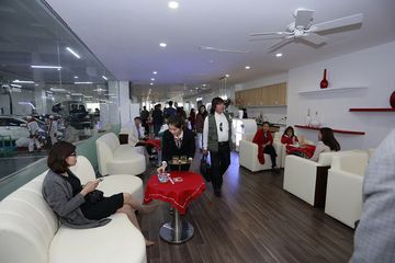 Khu vực phòng chờ đại lý Honda Hà Tĩnh