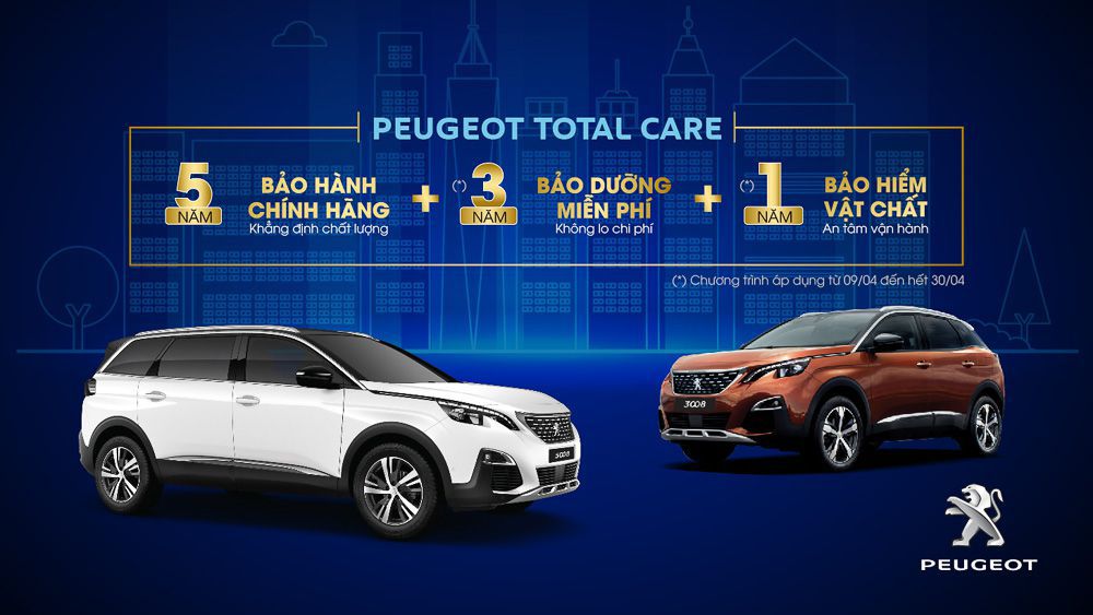 Peugeot Việt Nam Công Bố Gói Ưu Đãi Trong Tháng 4