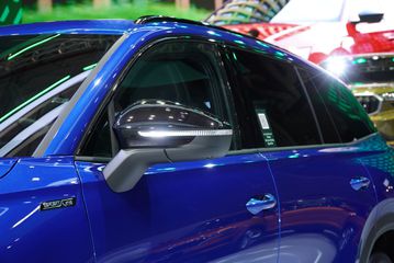 Gương chiếu hậu Skoda Kodiaq 2025 được thiết kế mới giúp tối ưu khí động học hơn trước