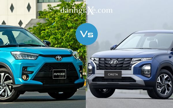 So sánh Toyota Raize 2023 và Hyundai Creta 2023