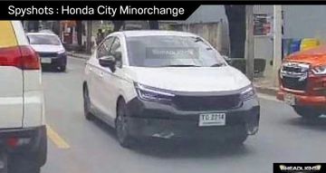 Honda City 2024 bị bắt gặp khi đang trên đường chạy thử tại Thái Lan.