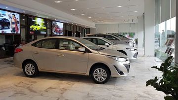 Không gian trưng bày của Toyota Thái Hòa Từ Liêm