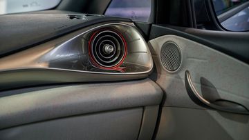 Hốc gió điều hòa BYD Dolphin 2024 có thiết kế theo kiểu vỏ ốc hay vỏ sò, đúng với ngôn ngữ tổng thể